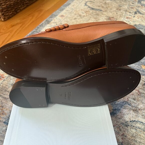 CELINE Luco Loafers in Chain Triomphe - Picture 5 of 5